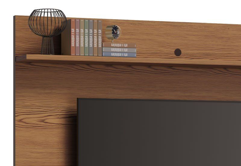 Home Theater Boss 1.8 Freijó com Off White - Imcal Móveis