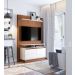 Home Theater Fit Freijó com Off White - Imcal Móveis