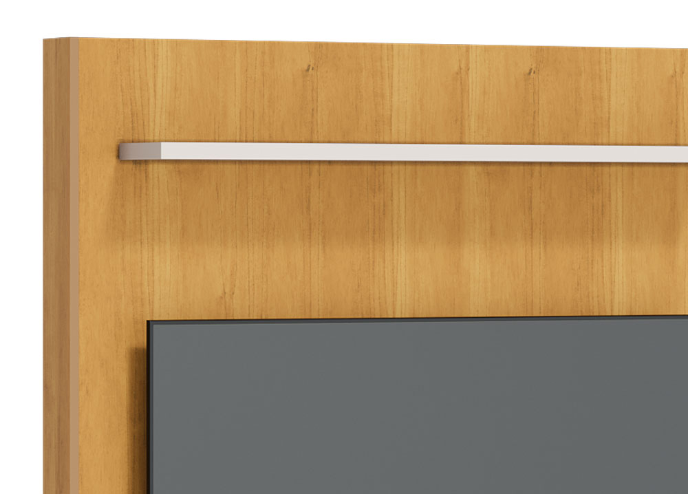 Home Theater Fit Nature com Off White - Imcal Móveis