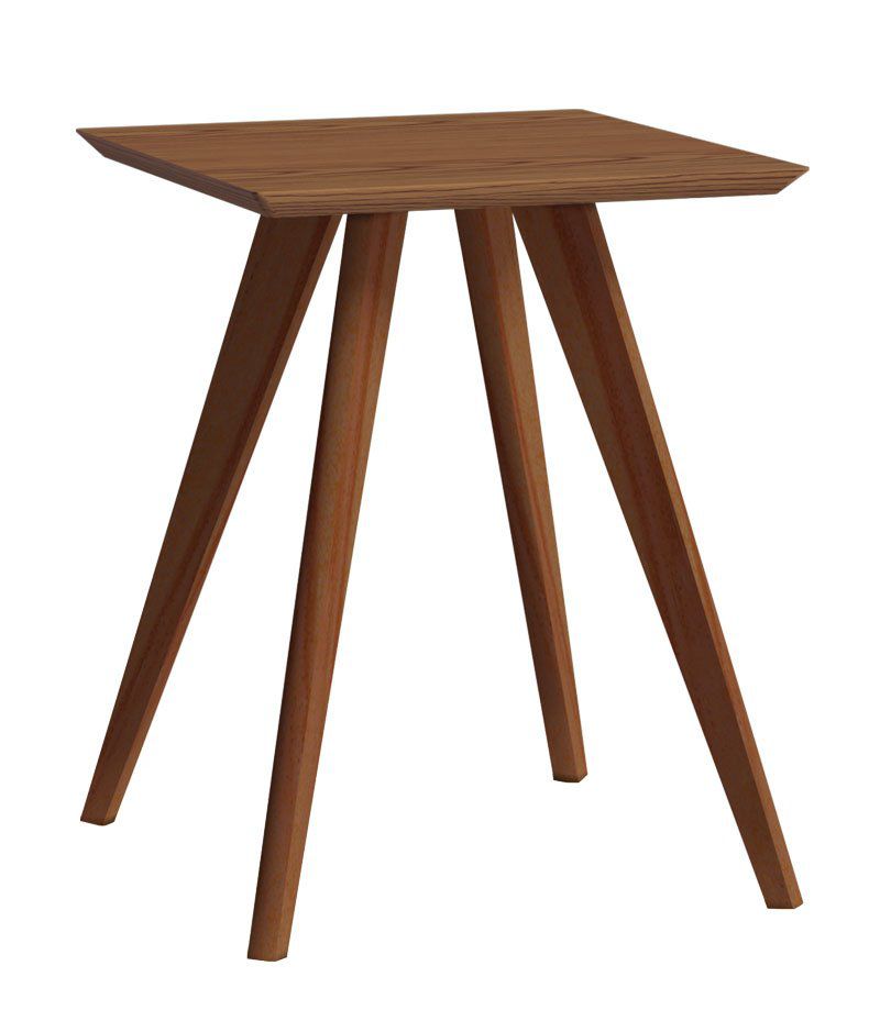 Mesa Lateral Classic Quadrada Freijó - Imcal Móveis