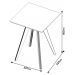Mesa Lateral Classic Quadrada Freijó - Imcal Móveis