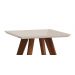 Mesa Lateral Classic Quadrada Off White - Imcal Móveis