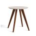 Mesa Lateral Classic Redonda Off White