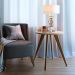 Mesa Lateral Classic Redonda Off White
