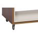 Mesa de Centro Ópera Off White com Freijó - Imcal Móveis