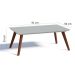 Mesa de Centro Classic Retangular Branca Acetinado