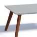 Mesa de Centro Classic Retangular Branca Acetinado