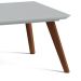 Mesa de Centro Classic Retangular Branca Acetinado