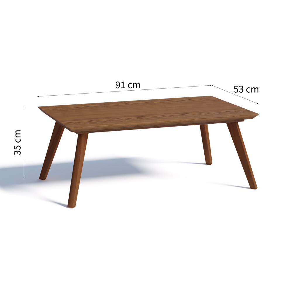 Mesa de Centro Classic Retangular Freijo