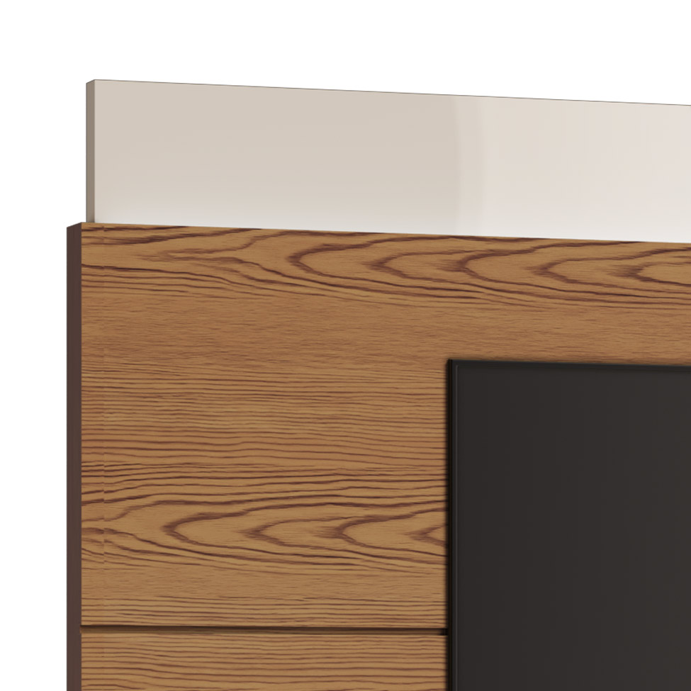 Painel Para TV 60 Polegadas Classic I Freijó com Off White