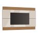 Painel Para TV 60 Polegadas Classic I Off White com Freijó Touch