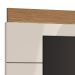 Painel Para TV 60 Polegadas Classic I Off White com Freijó Touch