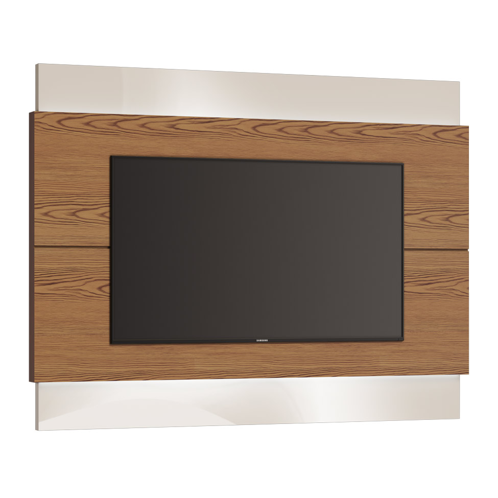 Painel Para TV 60 Polegadas Classic II Freijó com Off White