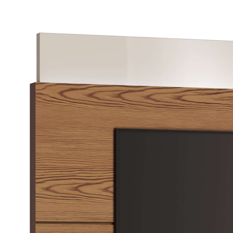 Painel Para TV 60 Polegadas Classic II Freijó com Off White