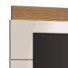 Painel Para TV 60 Polegadas Classic II Off White com Freijó Touch