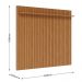 Painel Ripado Loft 1.8 - Nature