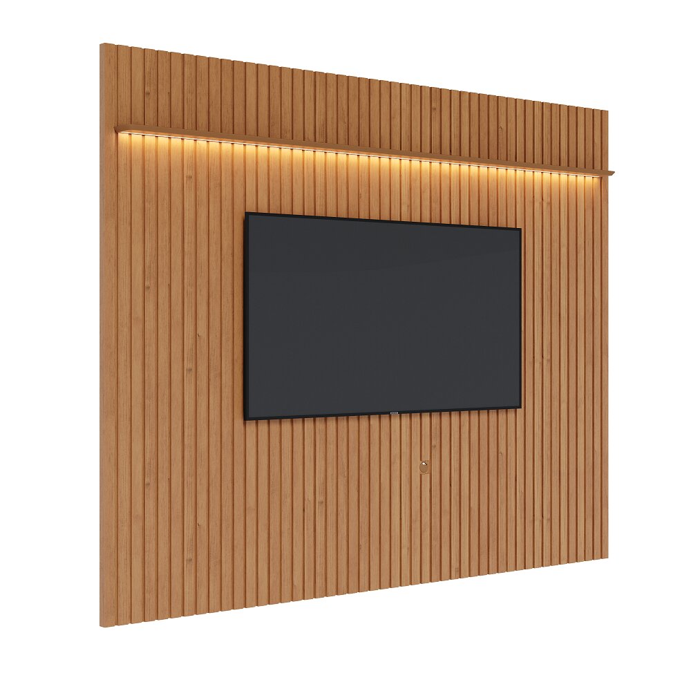 Painel Ripado Prime 2.8 com Led - Nature