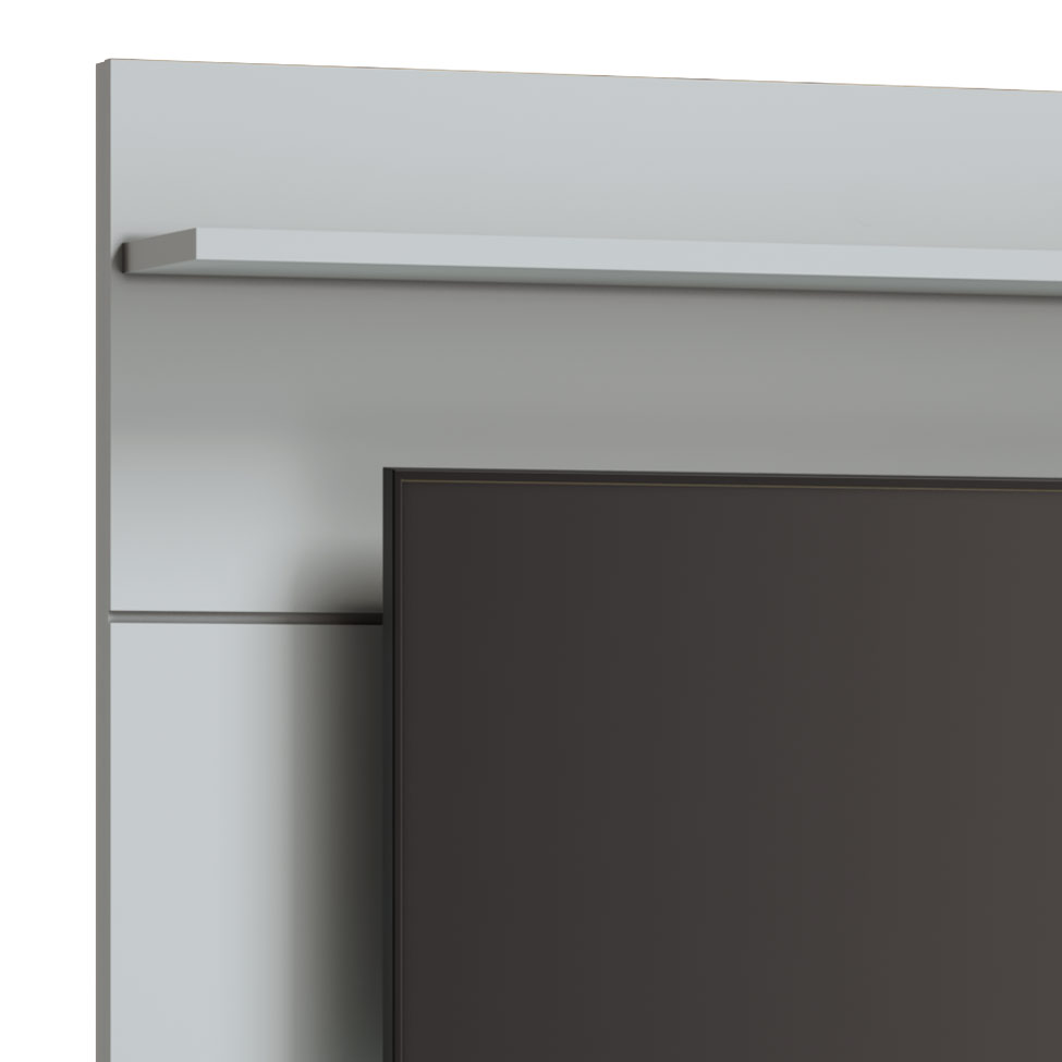 Painel para TV 50 Polegadas Soul 1 GV Branco Acetinado