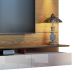Painel para TV 60 Polegadas Decore Led II 3 GV Freijó com Off White