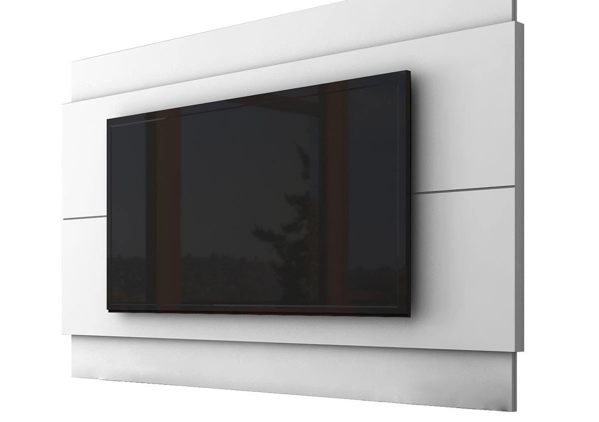 Painel para TV Classic 1.4 Branco Acetinado - Imcal Móveis