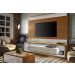 Painel para TV Classic 1.4 Freijó com Off White - Imcal Móveis