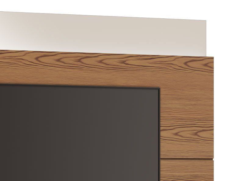 Painel para TV Classic 1.4 Freijó com Off White - Imcal Móveis