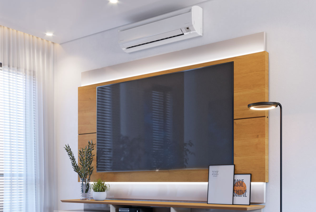 Painel para TV Classic 1.4 Nature com Off White - Imcal Móveis