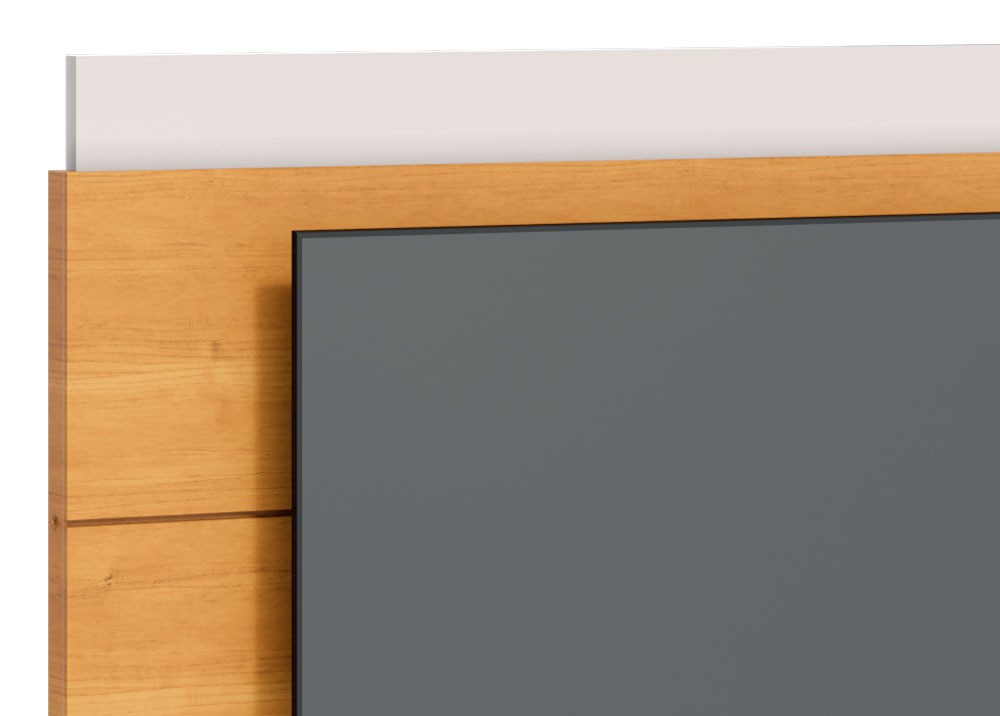 Painel para TV Classic 1.4 Nature com Off White - Imcal Móveis