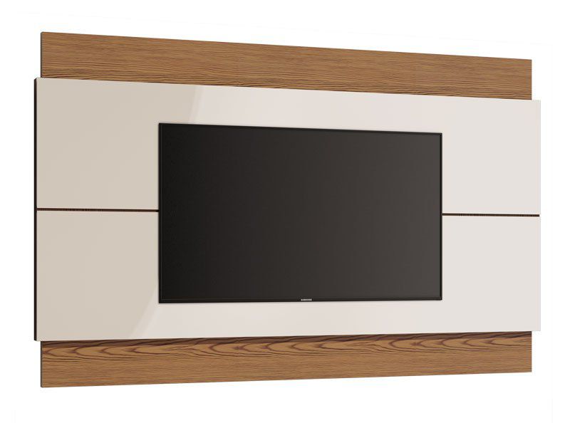 Painel para TV Classic 1.4 Off White com Freijó - Imcal Móveis