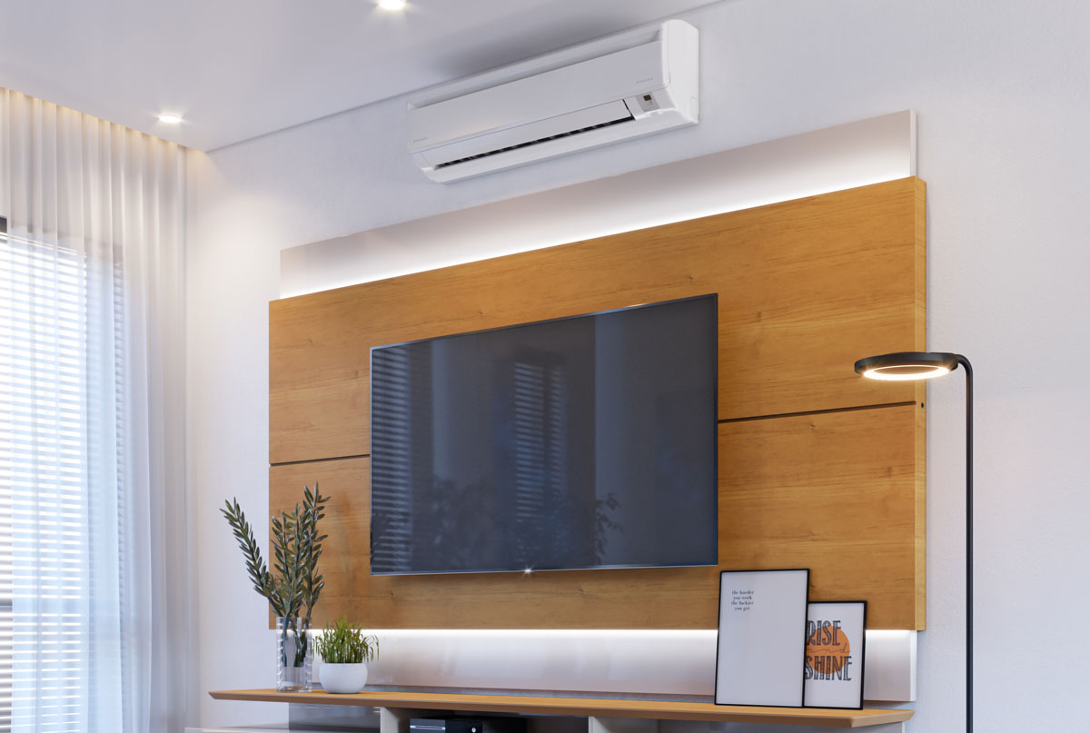 Painel para TV Classic 1.8 Nature com Off White - Imcal Móveis