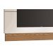 Painel para TV Classic 1.8 Off White com Freijó - Imcal Móveis