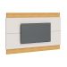Painel para TV Classic 1.8 Off White com Nature - Imcal Móveis