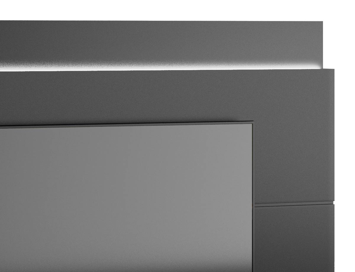 Painel para TV Classic 1.8 Preto - Imcal Móveis