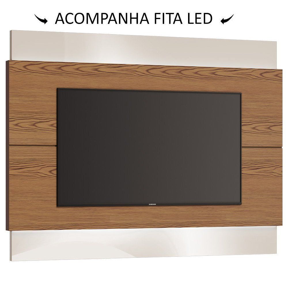 Painel para TV Classic 180cm Freijó/Off White - Imcal 