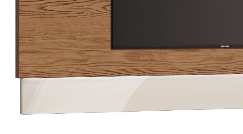 Painel para TV Classic 2.2 Freijó com Off White - Imcal Móveis