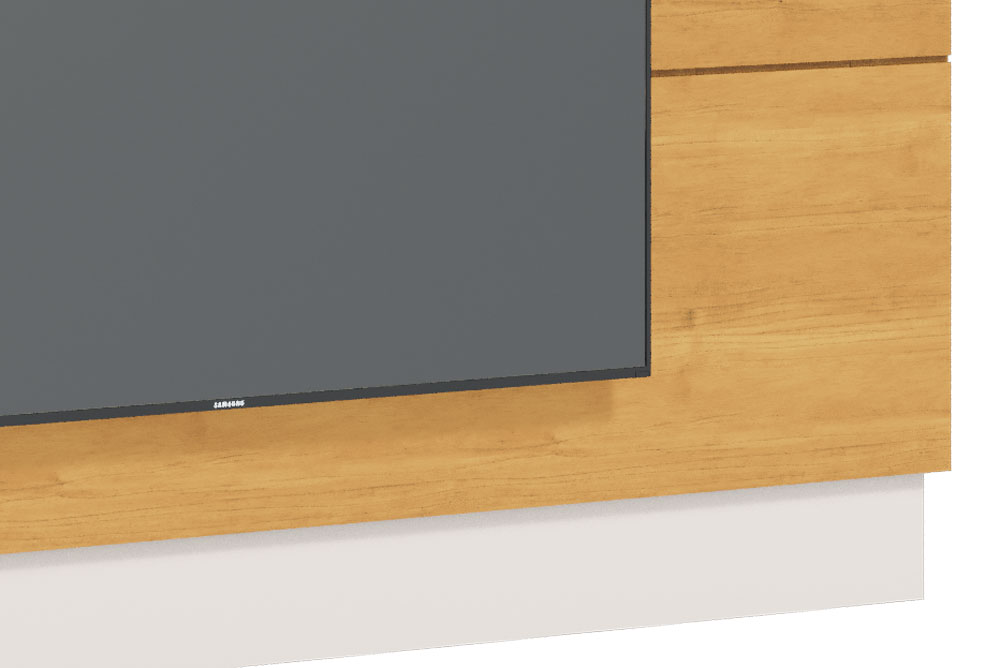 Painel para TV Classic 2.2 Nature com Off White - Imcal Móveis