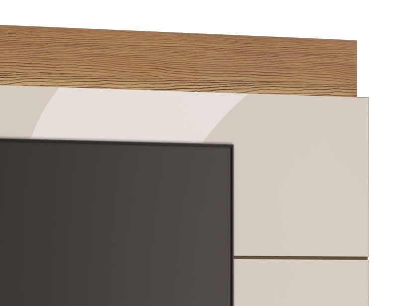 Painel para TV Classic 2.2 Off White com Freijó - Imcal Móveis