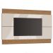 Painel para TV Classic 218cm Off White/ Freijó - Imcal 