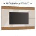 Painel para TV Classic 218cm Off White/ Freijó - Imcal 