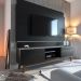 Painel para TV até 60 Polegadas Classic Preto 180 cm