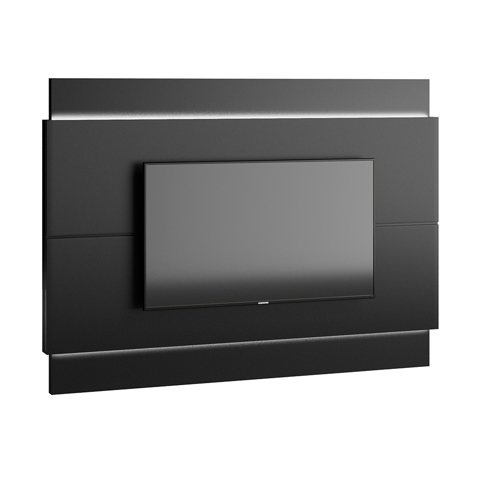 Painel para TV até 60 Polegadas Classic Preto 180 cm