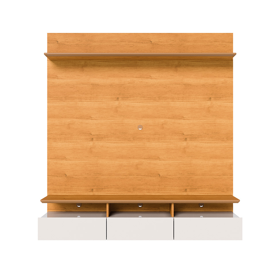 Painel para TV até 60 Polegadas Studio 3 Gavetas Nature e Off White