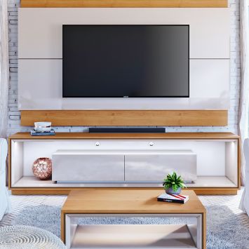 Rack Ópera I Off White e Nature 180 cm é boa?