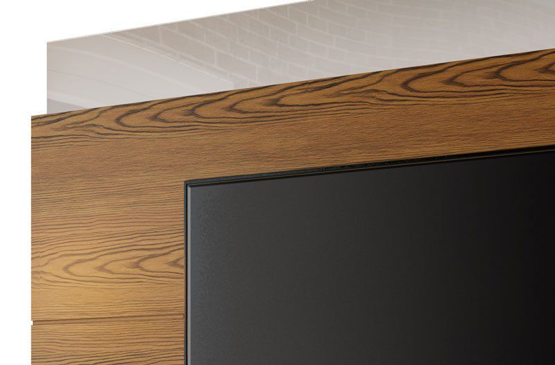 Rack Ópera com Painel Classic 1.8 Freijó com Off White - Imcal Móveis