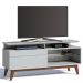 Rack Classic 146cm 1 Gaveta com Prateleira Branco Acetinado - Imcal
