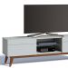 Rack Classic 180cm 2 Gavetas Branco Acetinado - Imcal