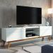 Rack Classic 180cm 2 Gavetas Branco Acetinado - Imcal
