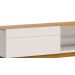 Rack Classic 1G 1.4 Off White com Nature - Imcal Móveis