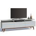 Rack Classic 218cm 3 Gavetas com Prateleira Branco Acetinado - Imcal