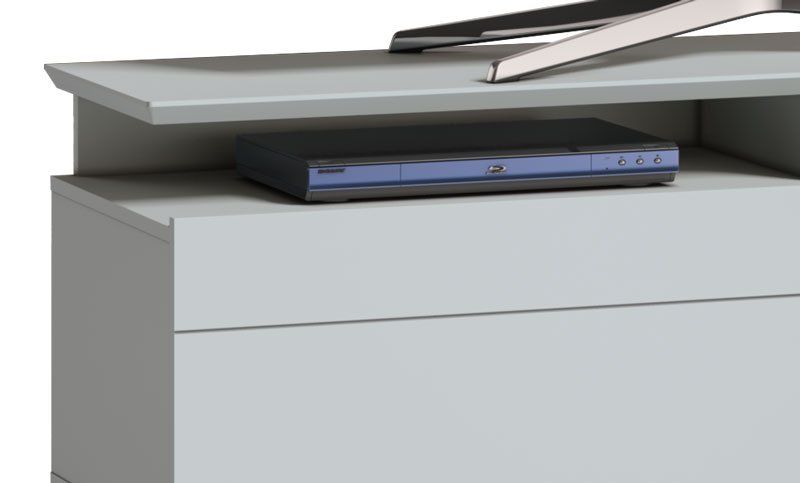 Rack Classic +1G 1.4 Branco Acetinado - Imcal Móveis